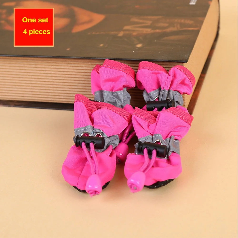 Water-Resistant Dog Shoes Set