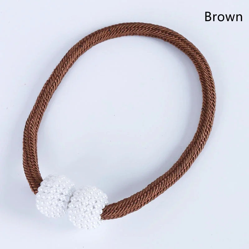 Pearl Magnetic Curtain Tiebacks