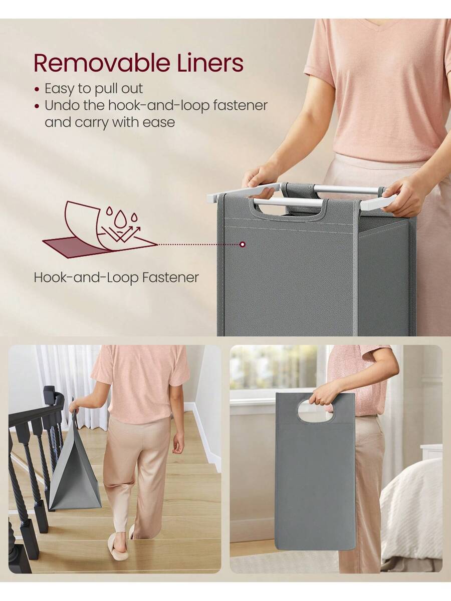 VASAGLE 2-Bag Laundry Hamper