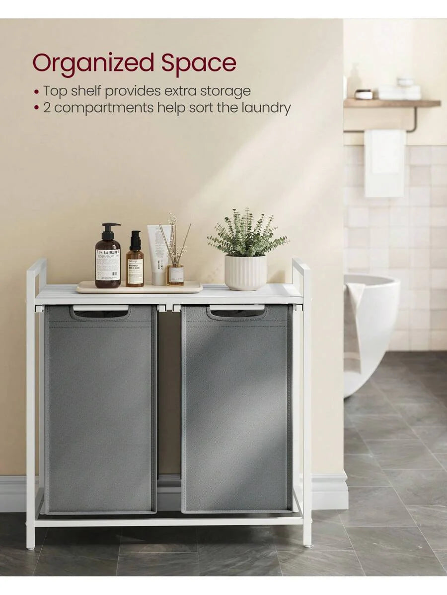 VASAGLE 2-Bag Laundry Hamper