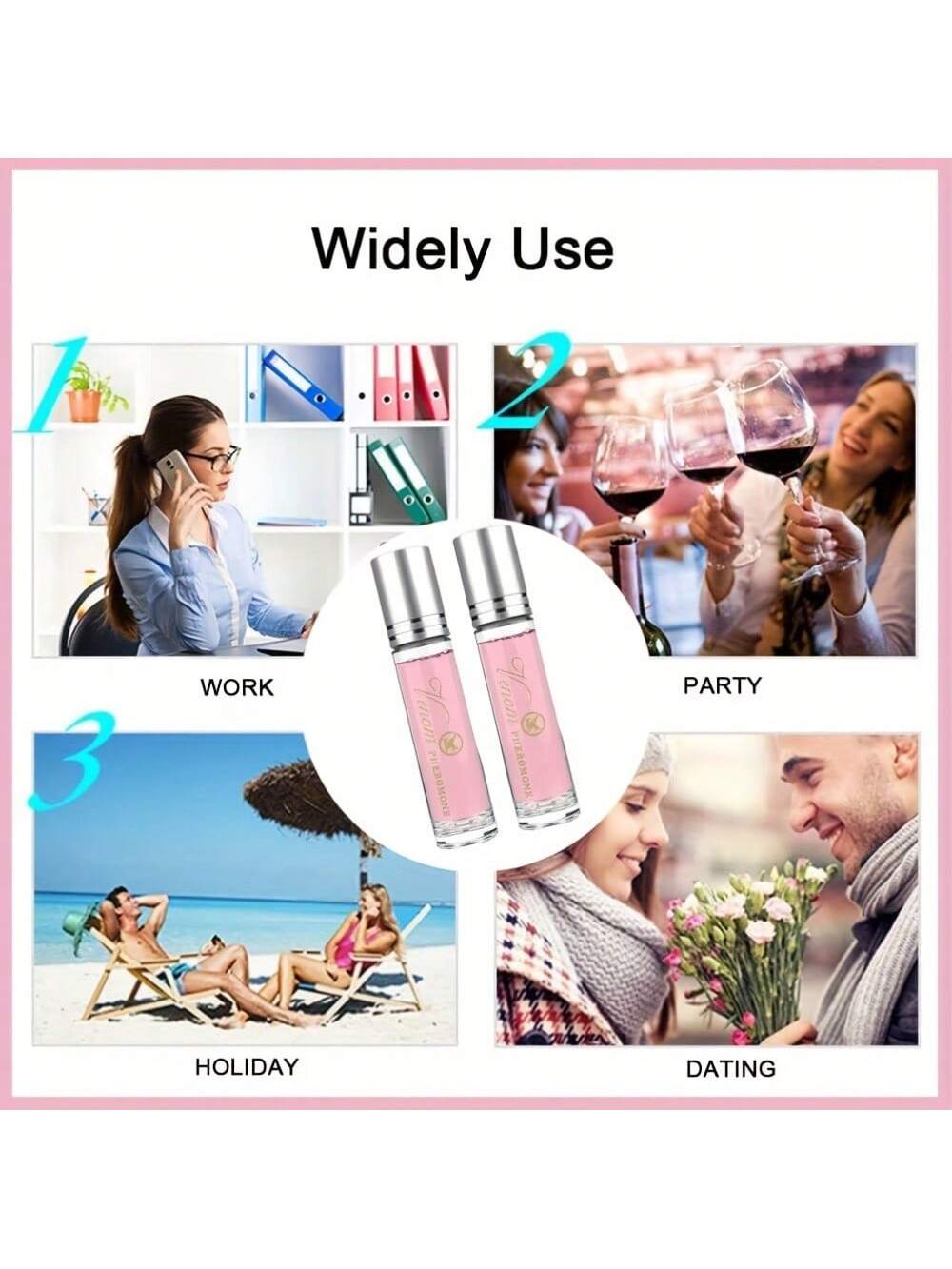 Women’s Pheromone Perfume Roll-On Set