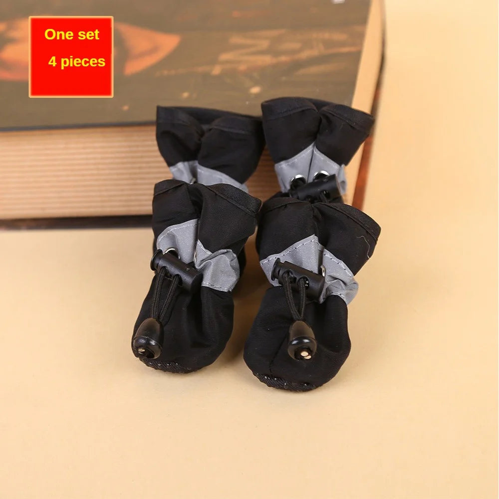 Water-Resistant Dog Shoes Set