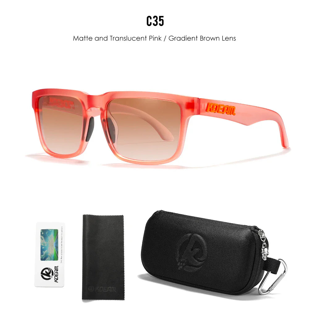 KDEAM Polarized Unisex Square Sunglasses