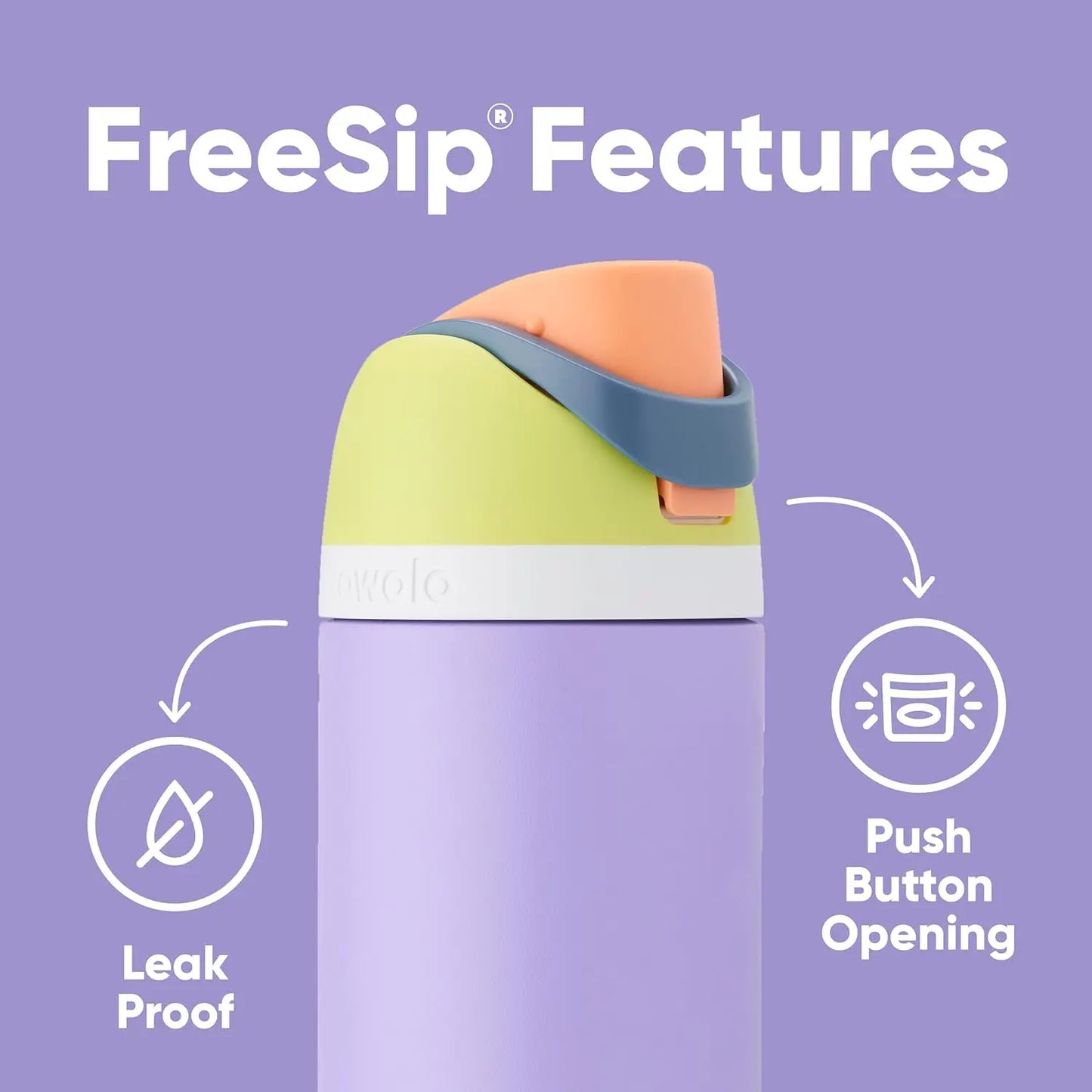 Owala FreeSip Dreamy Field Bottle