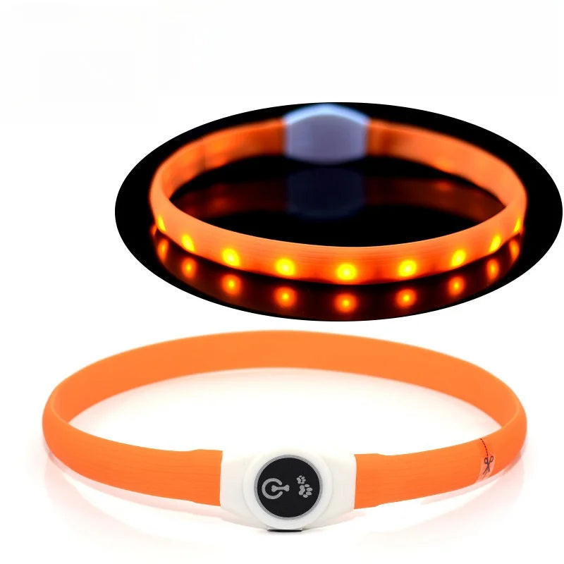 LED Luminous Dog Collar USB