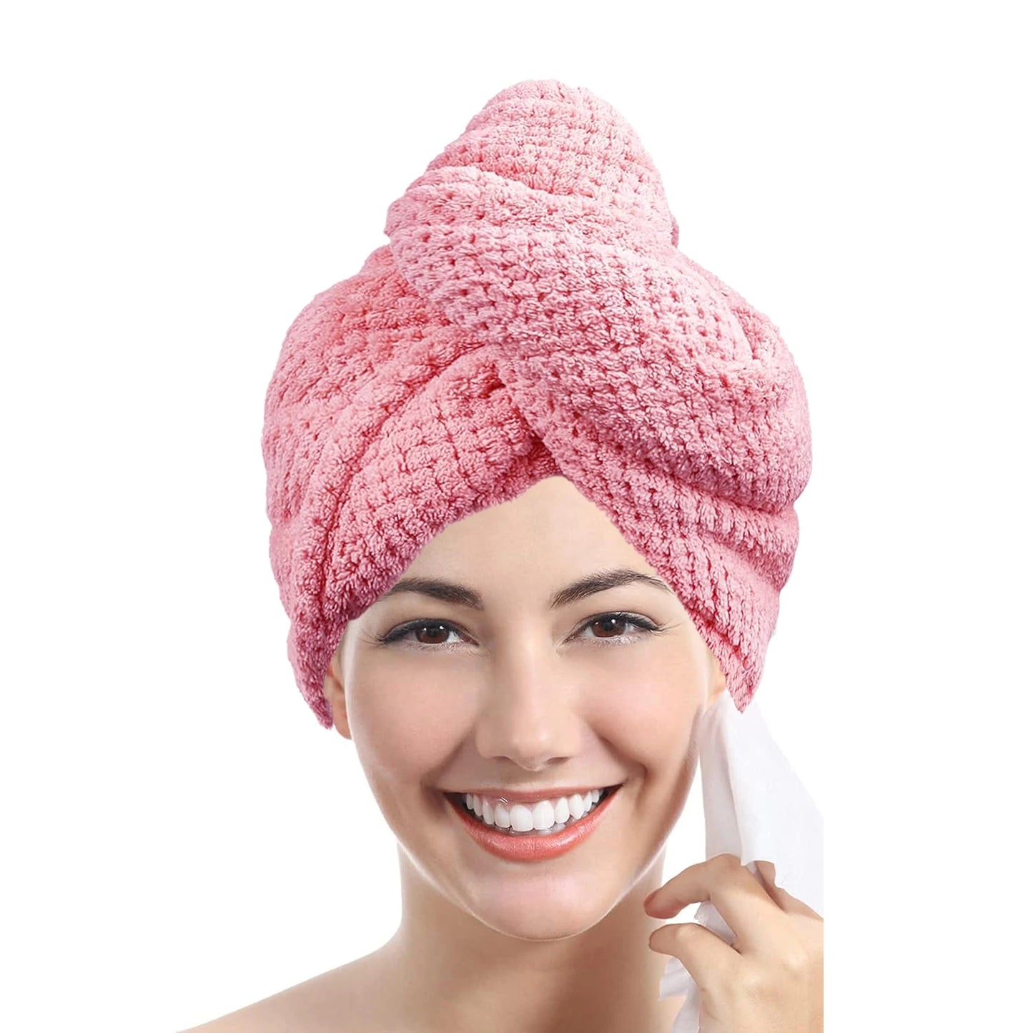 Solid Color Hair Towel Wrap