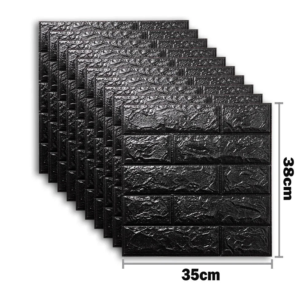 3D Foam Brick Wall Stickers