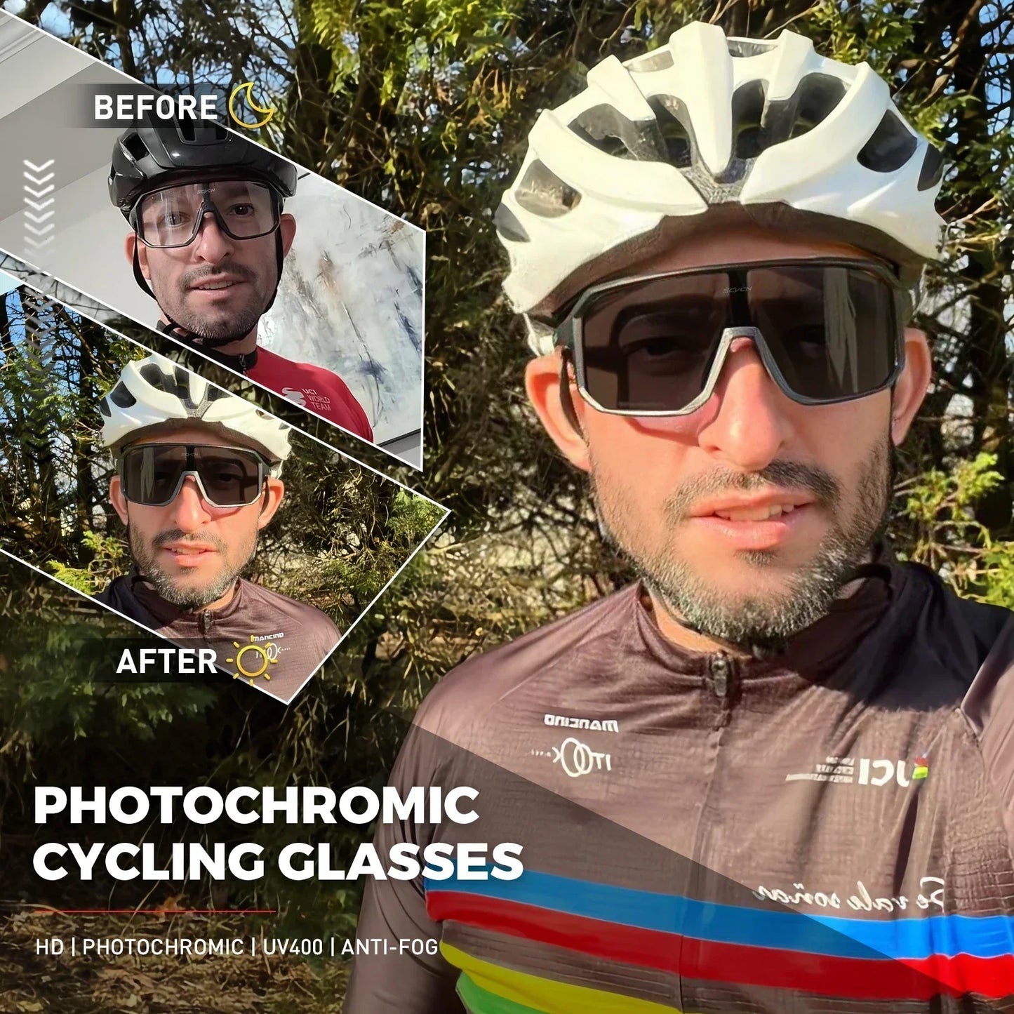 SCVCN HD Luxury Sports Sunglasses