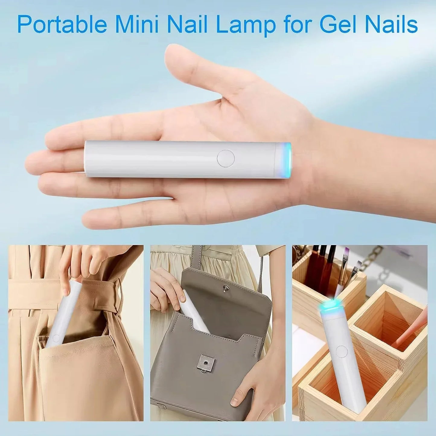 Mini Wireless Gel Nail Lamp