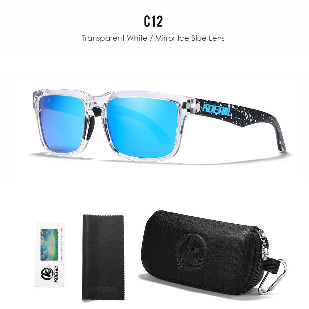 KDEAM Polarized Unisex Square Sunglasses
