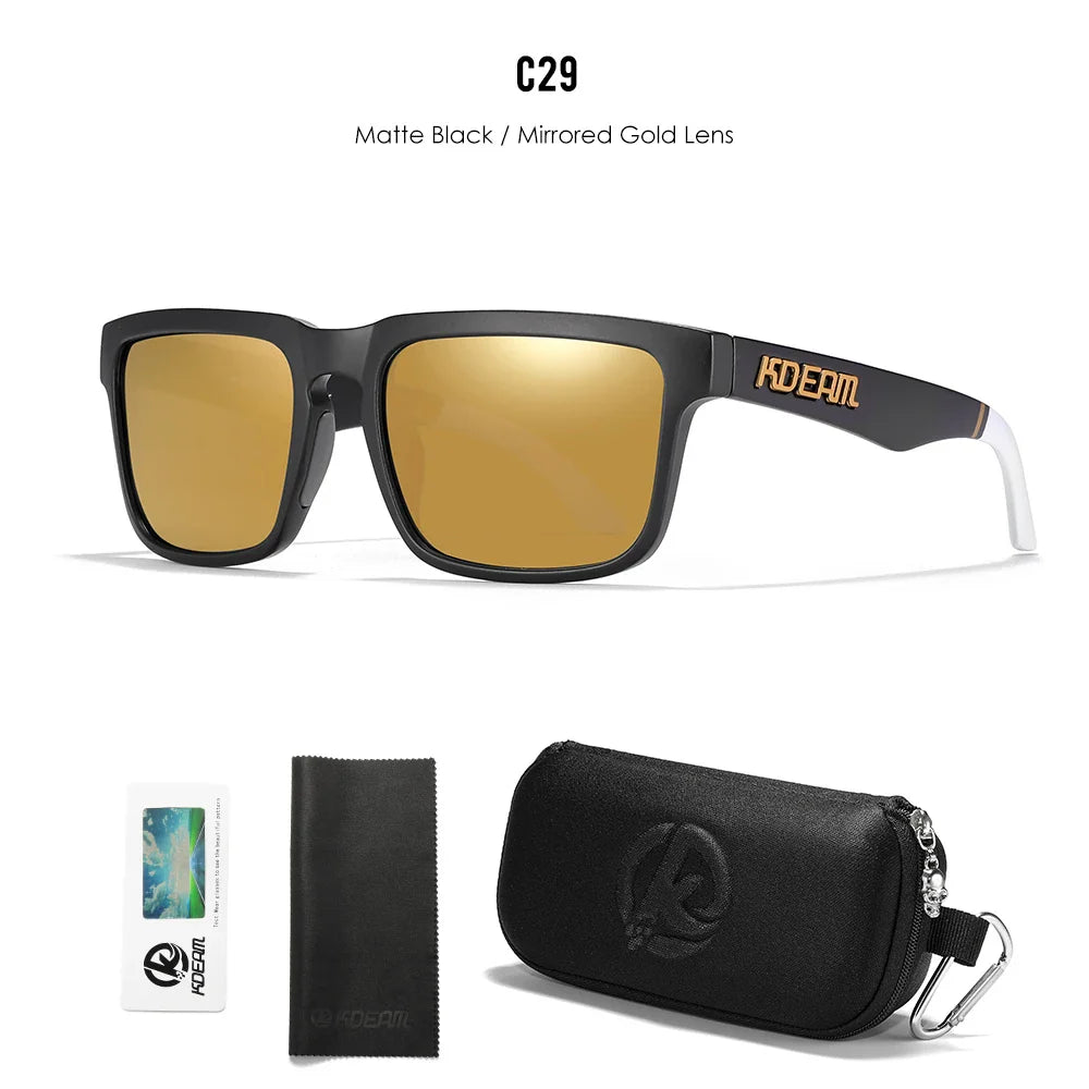 KDEAM Polarized Unisex Square Sunglasses