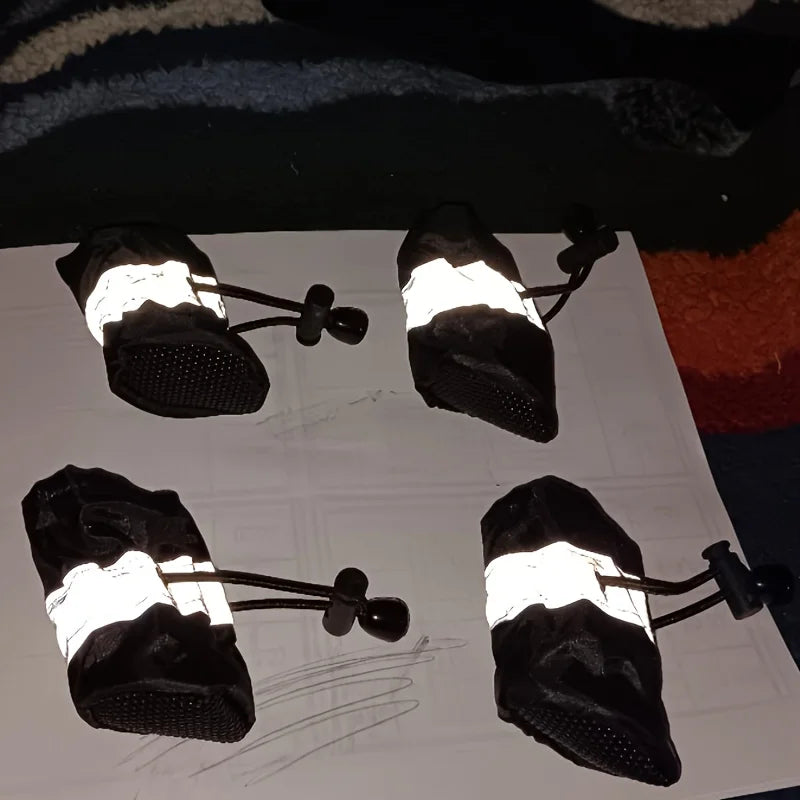 Water-Resistant Dog Shoes Set