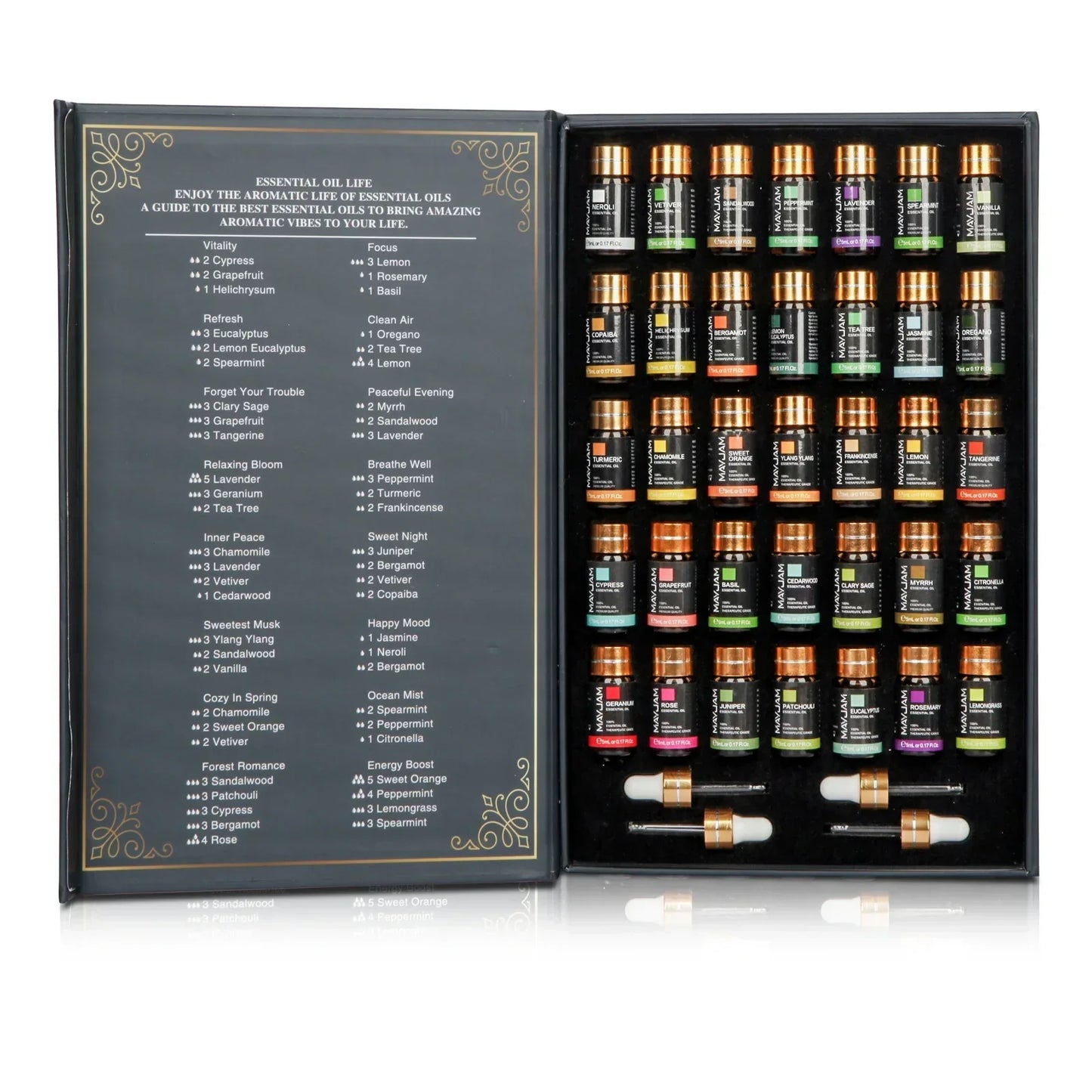 MAYJAM 35pcs Essential Oils Gift Set – Unisex
