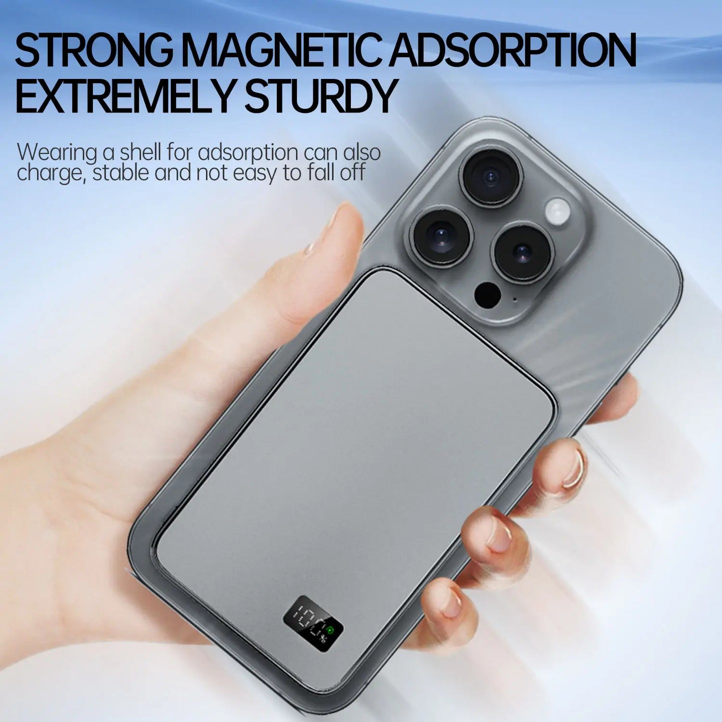 10000mAh Ultra Thin MagSafe Power Bank