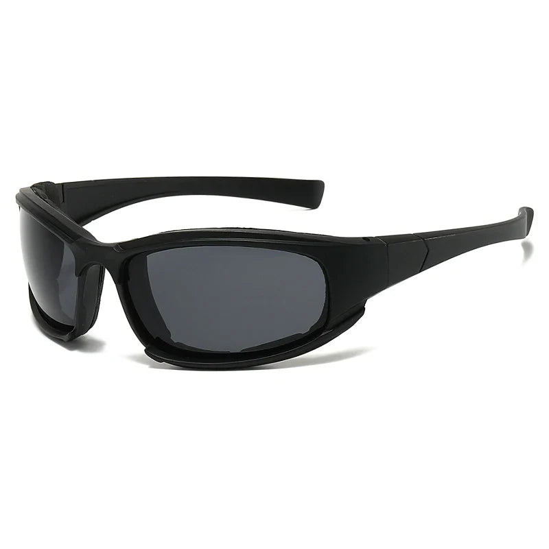 Black Silver Cycling Sports Sunglasses