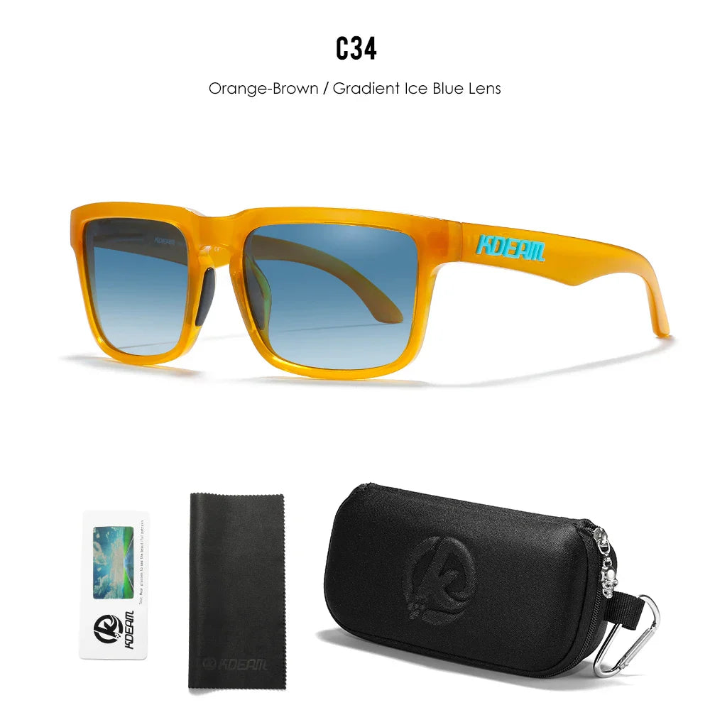 KDEAM Polarized Unisex Square Sunglasses