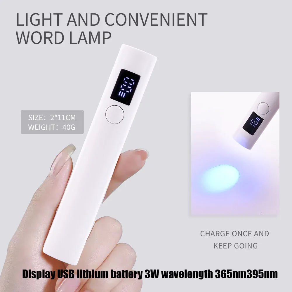 Handheld UV Nail Dryer Lamp