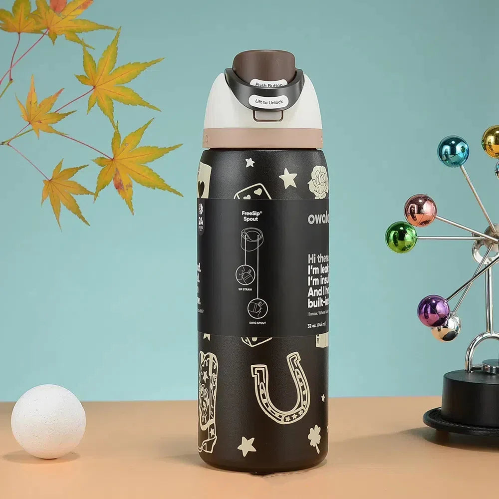 Owala Stainless Steel Straw Bottle