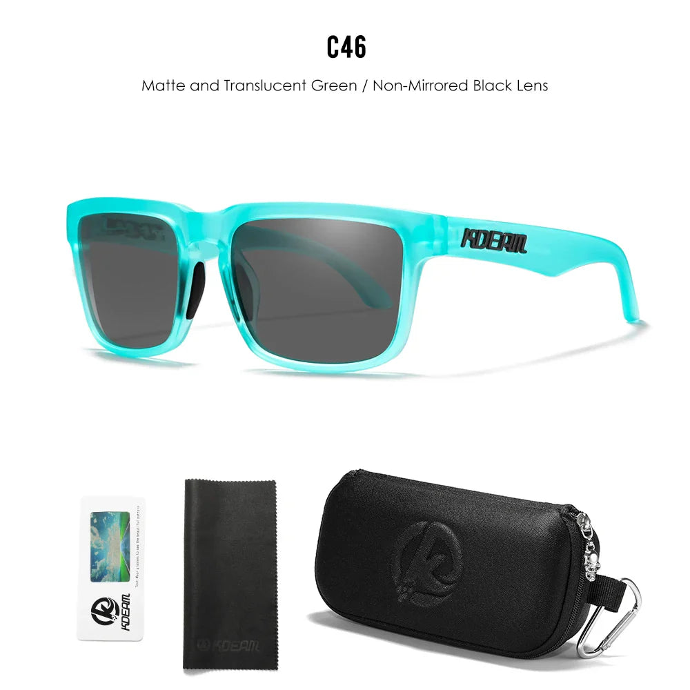 KDEAM Polarized Unisex Square Sunglasses