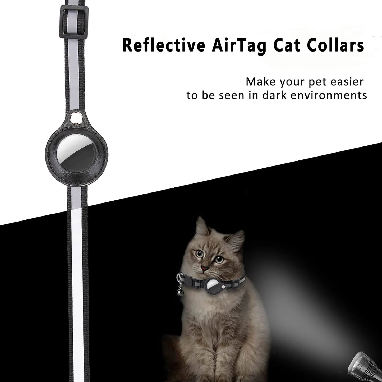 Cat AirTag Reflective Collar