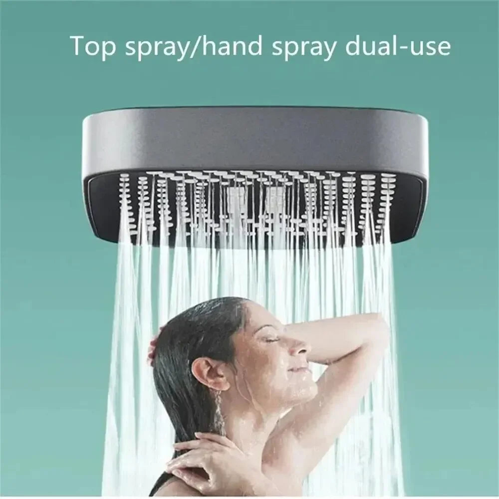 Adjustable 3-Mode Rainfall Showerhead