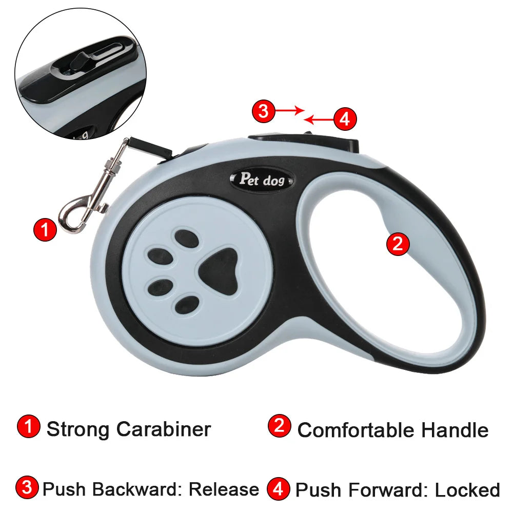 Retractable Nylon Dog Cat Leash