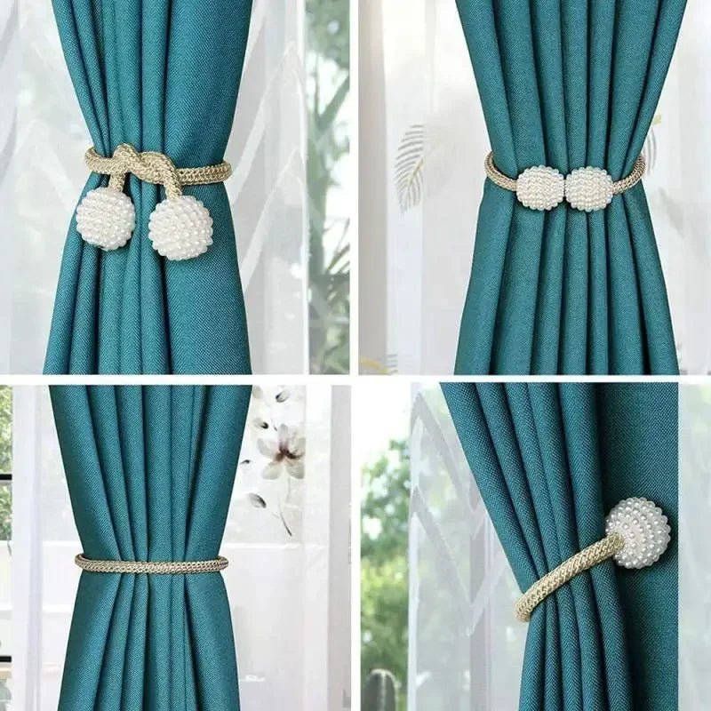 Pearl Magnetic Curtain Tiebacks