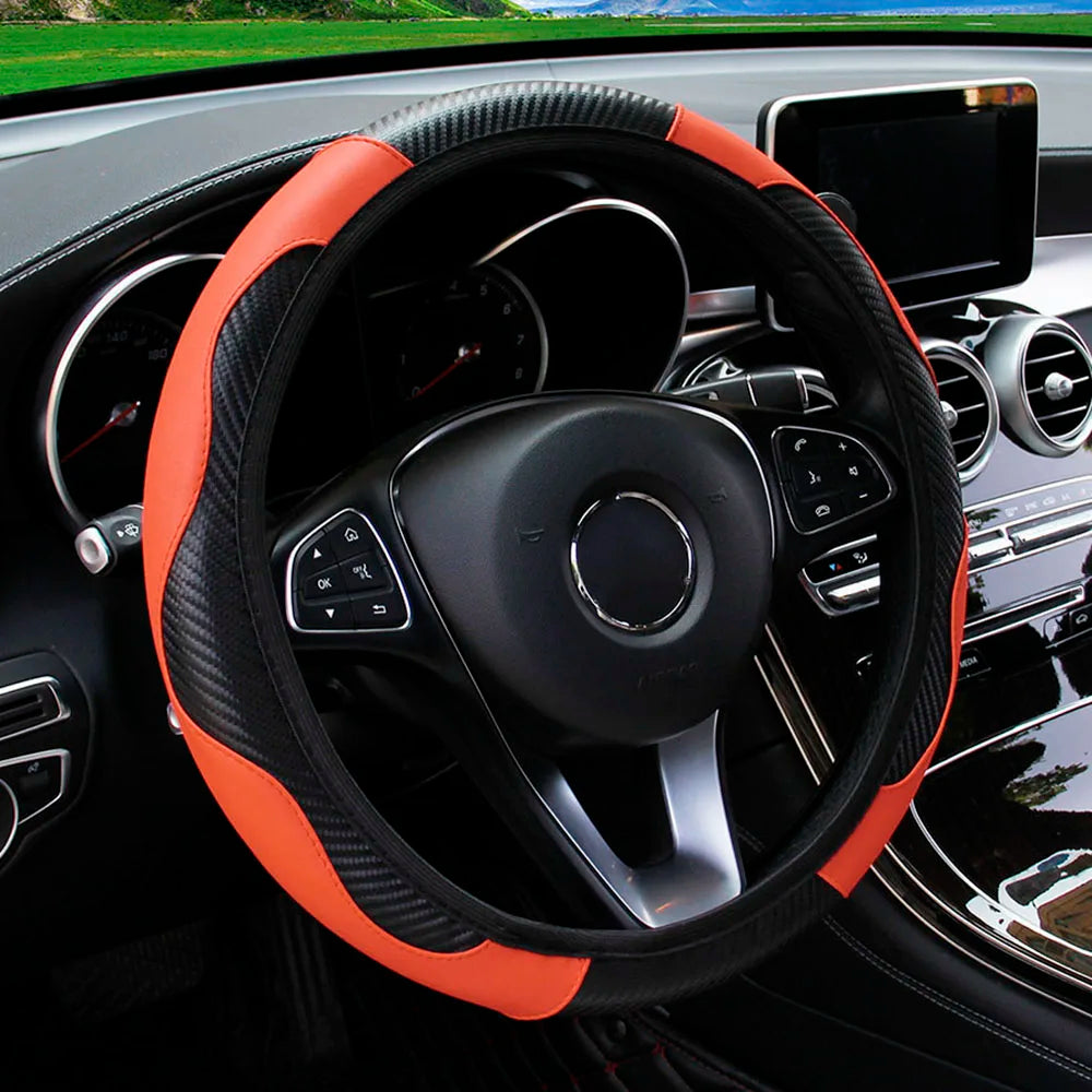 Carbon Fiber Steering Wheel Cover