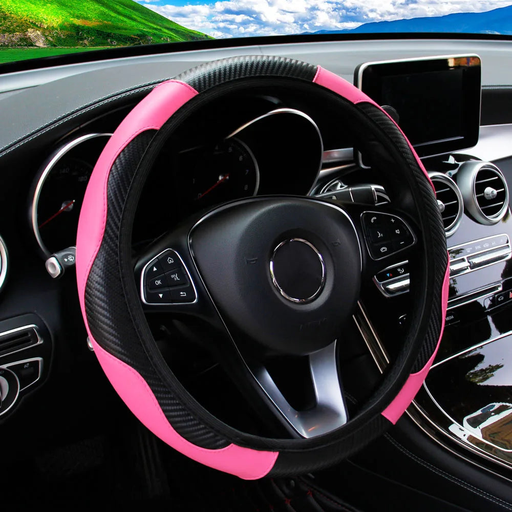 Carbon Fiber Steering Wheel Cover