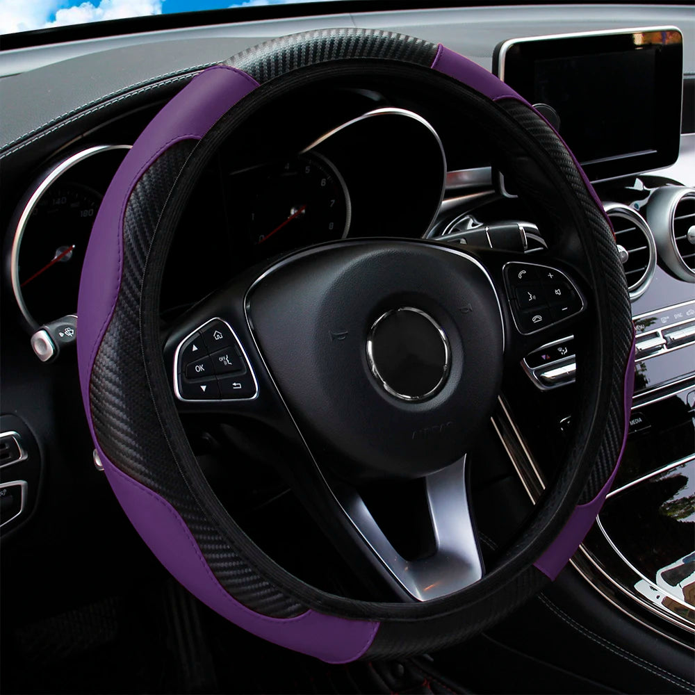 Carbon Fiber Steering Wheel Cover