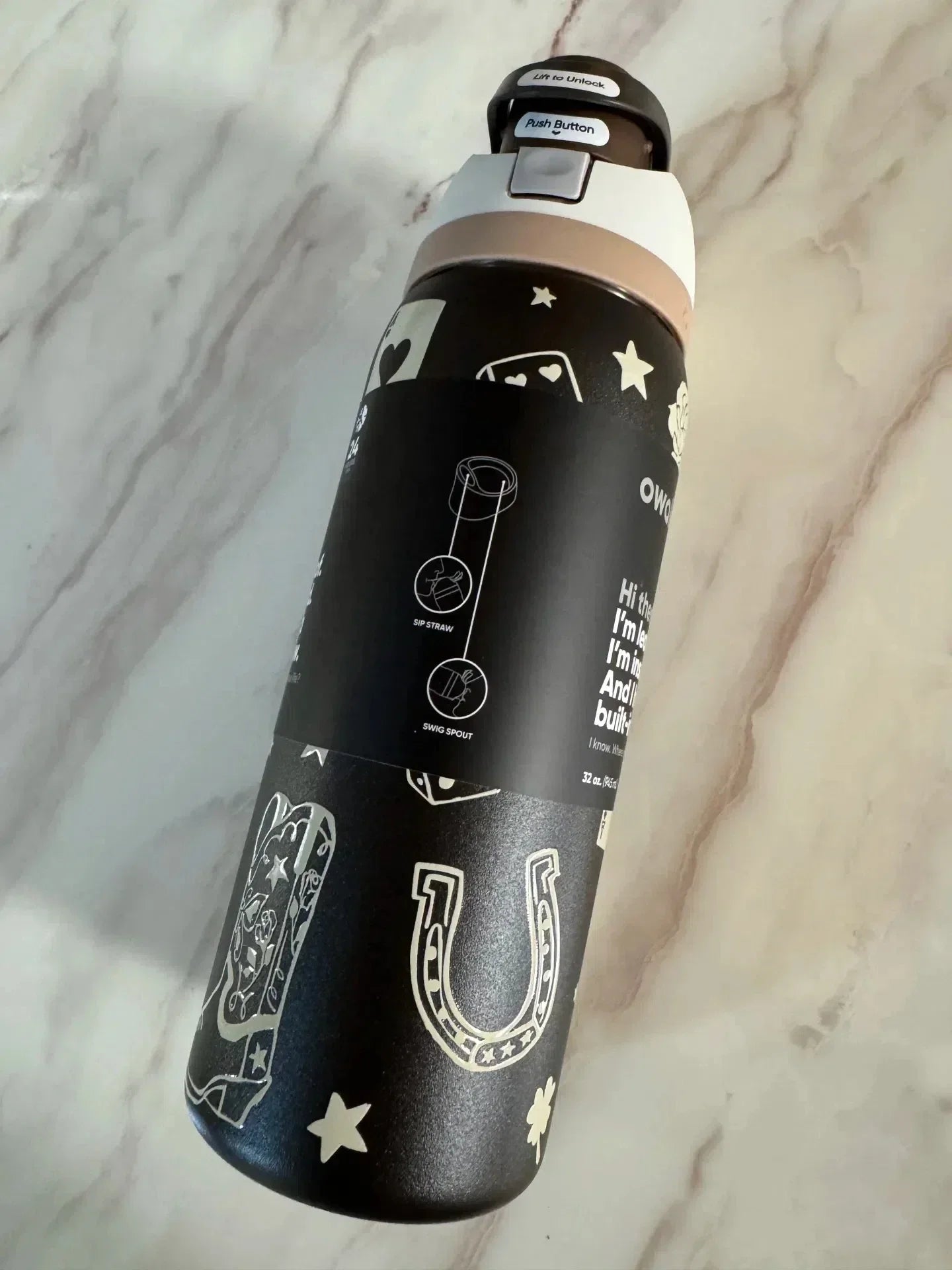 Owala Stainless Steel Straw Bottle