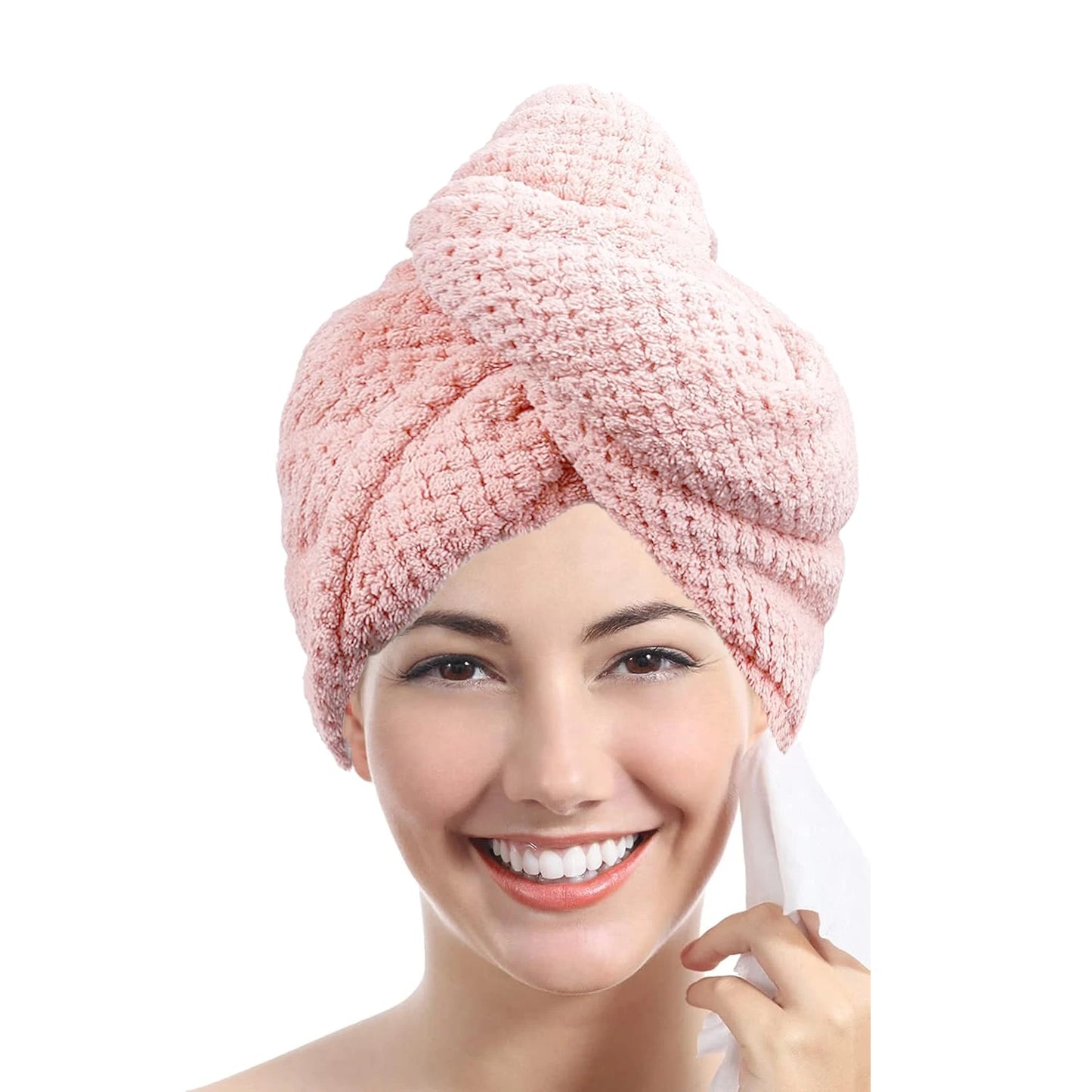 Solid Color Hair Towel Wrap