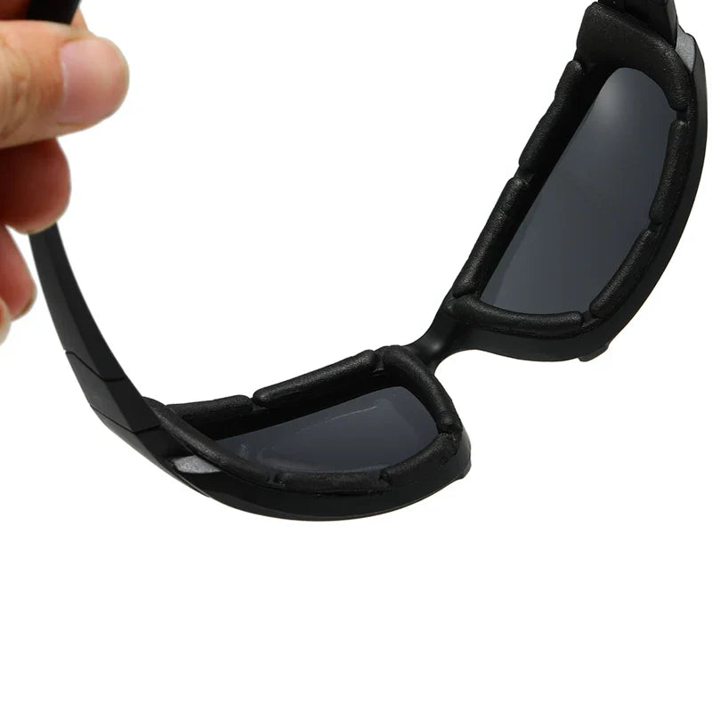 Black Silver Cycling Sports Sunglasses