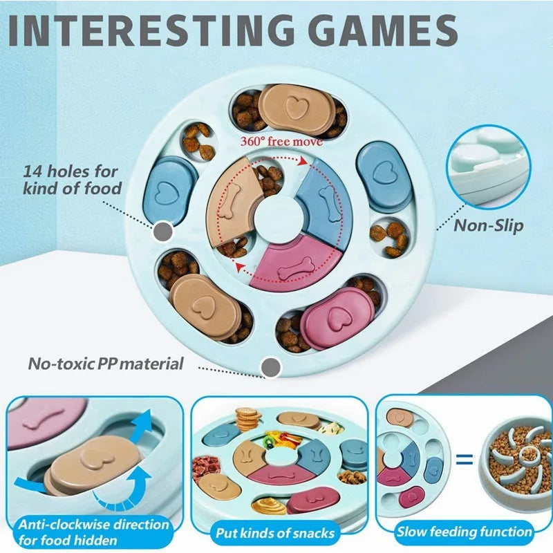 Interactive Dog Food Hiding Bowl