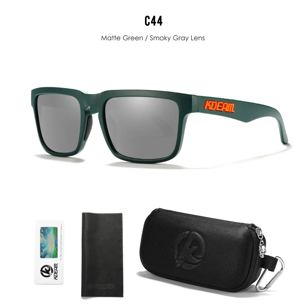 KDEAM Polarized Unisex Square Sunglasses