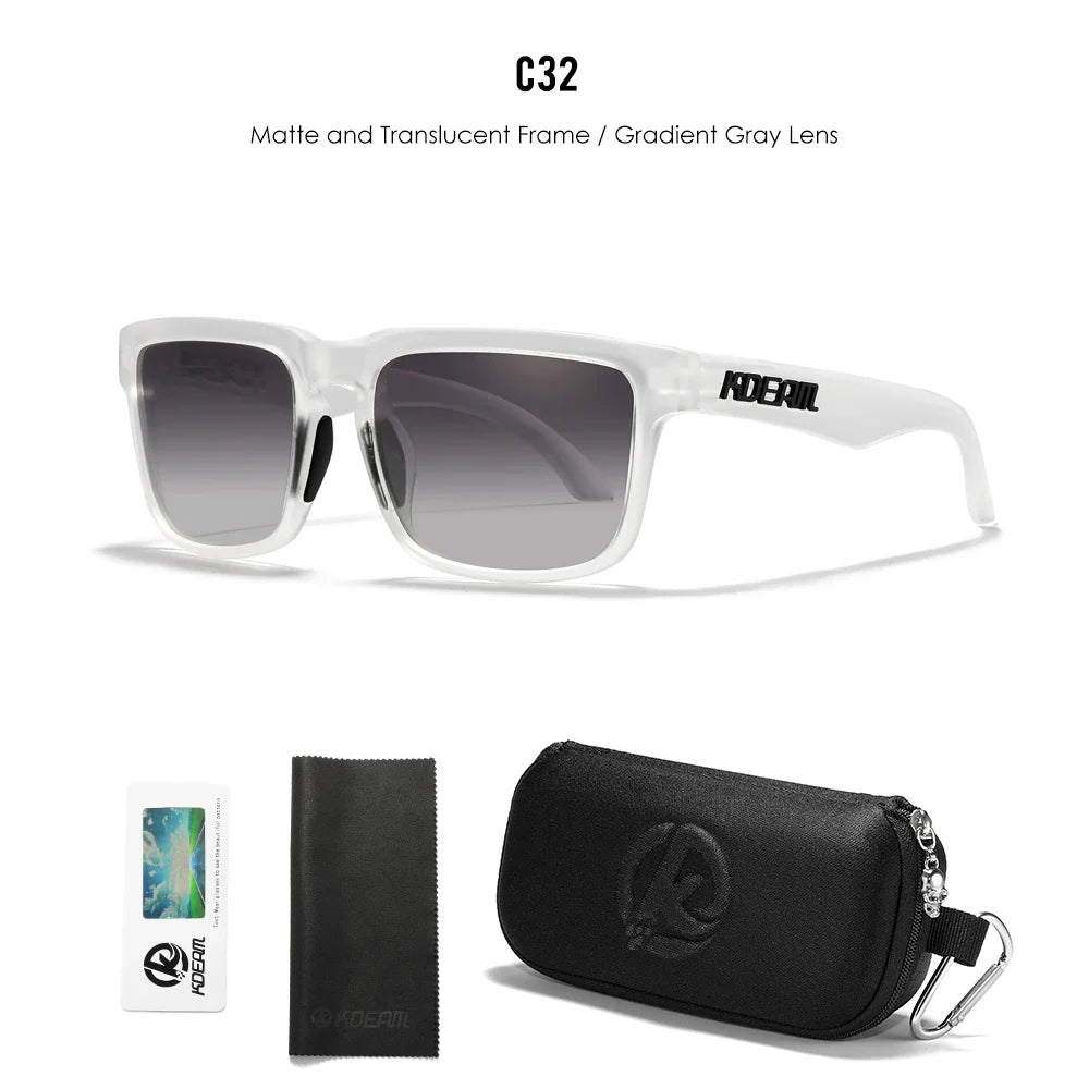 KDEAM Polarized Unisex Square Sunglasses