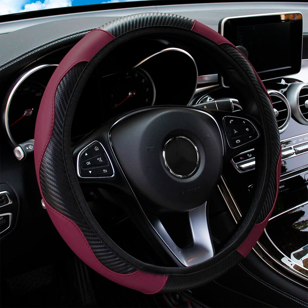 Carbon Fiber Steering Wheel Cover
