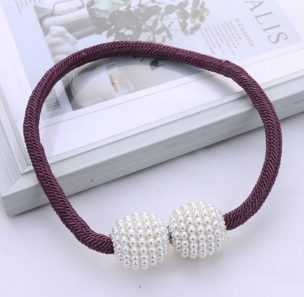 Pearl Magnetic Curtain Tiebacks