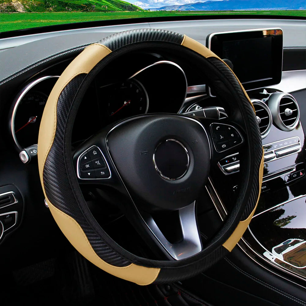 Carbon Fiber Steering Wheel Cover