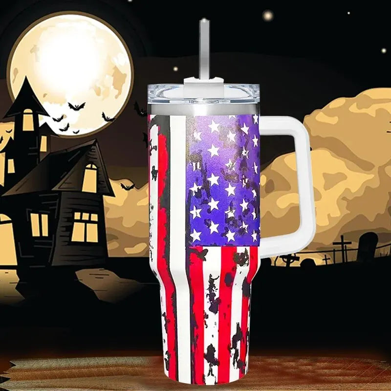 Leopard Print 40oz Coffee Cup