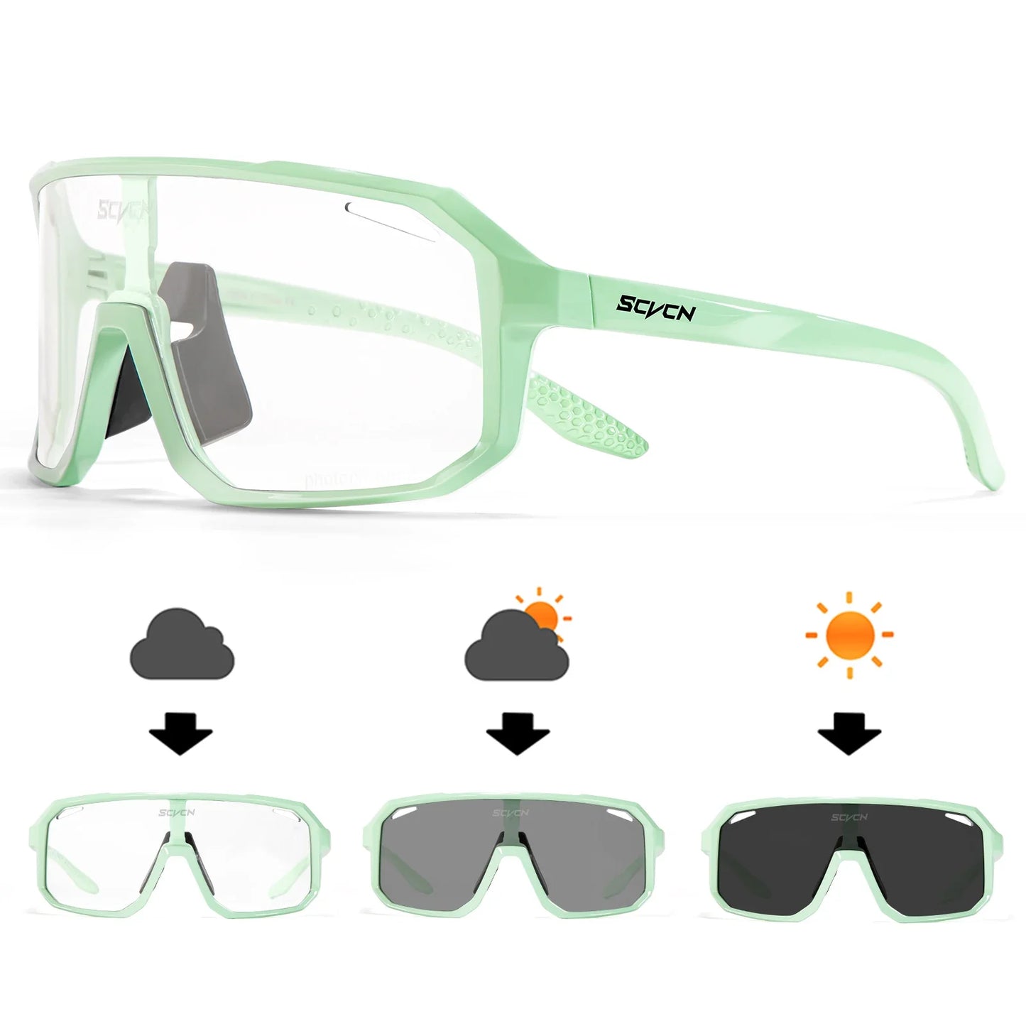SCVCN Cycling UV400 Sports Sunglasses
