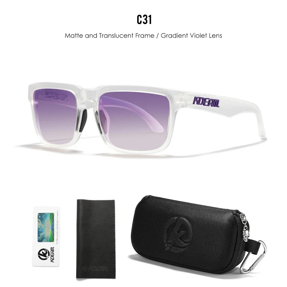 KDEAM Polarized Unisex Square Sunglasses