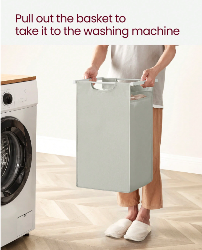 VASAGLE 3-Bag Laundry Hamper