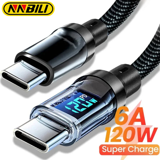 NNBILI 120W Fast Charging Cable