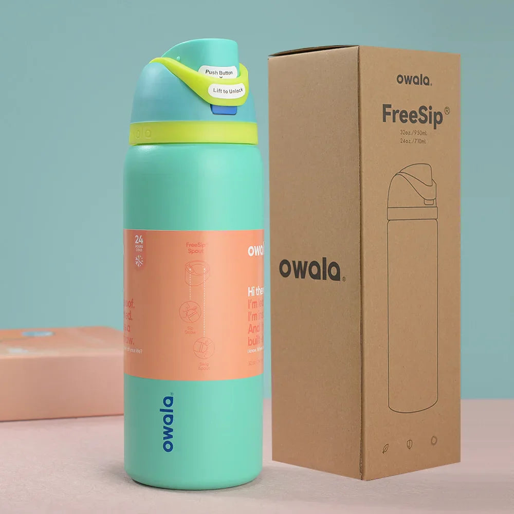 Owala Free Sip Water Bottle Rose