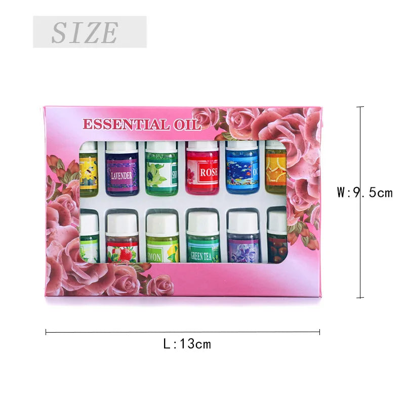 12PCS Natural Aromatherapy Essential Oils