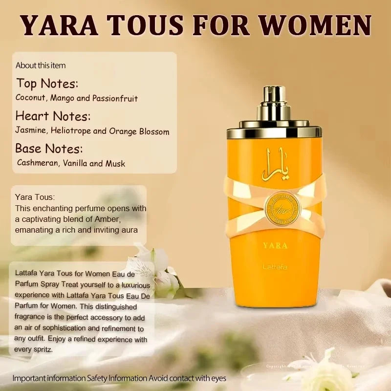 Yara Perfume Floral Scent Eau De For Men