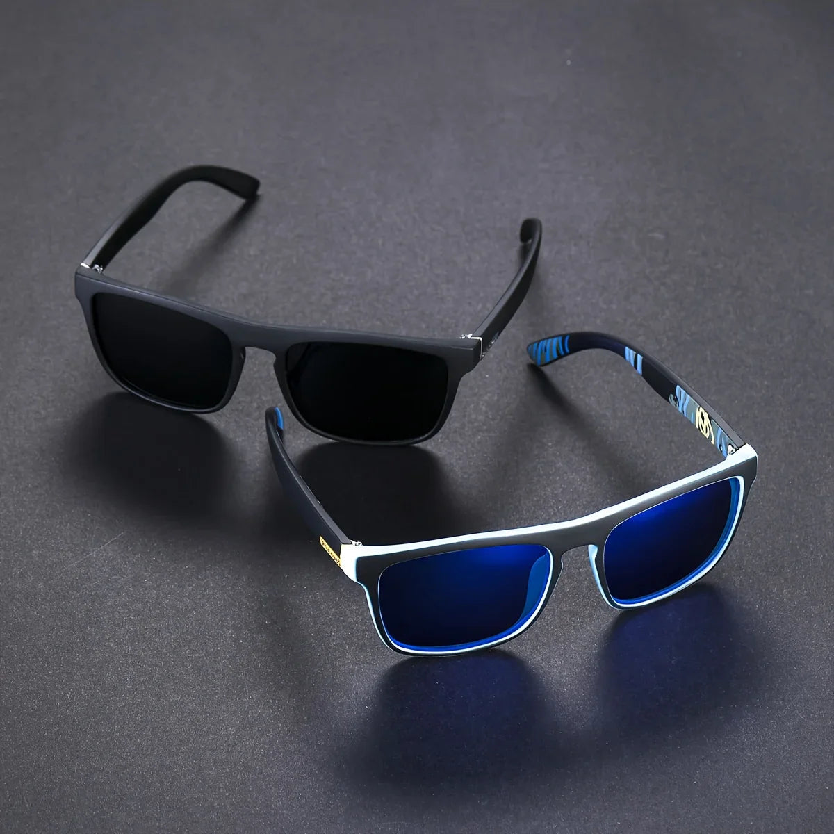 Square Polarized Anti Glare Sunglasses