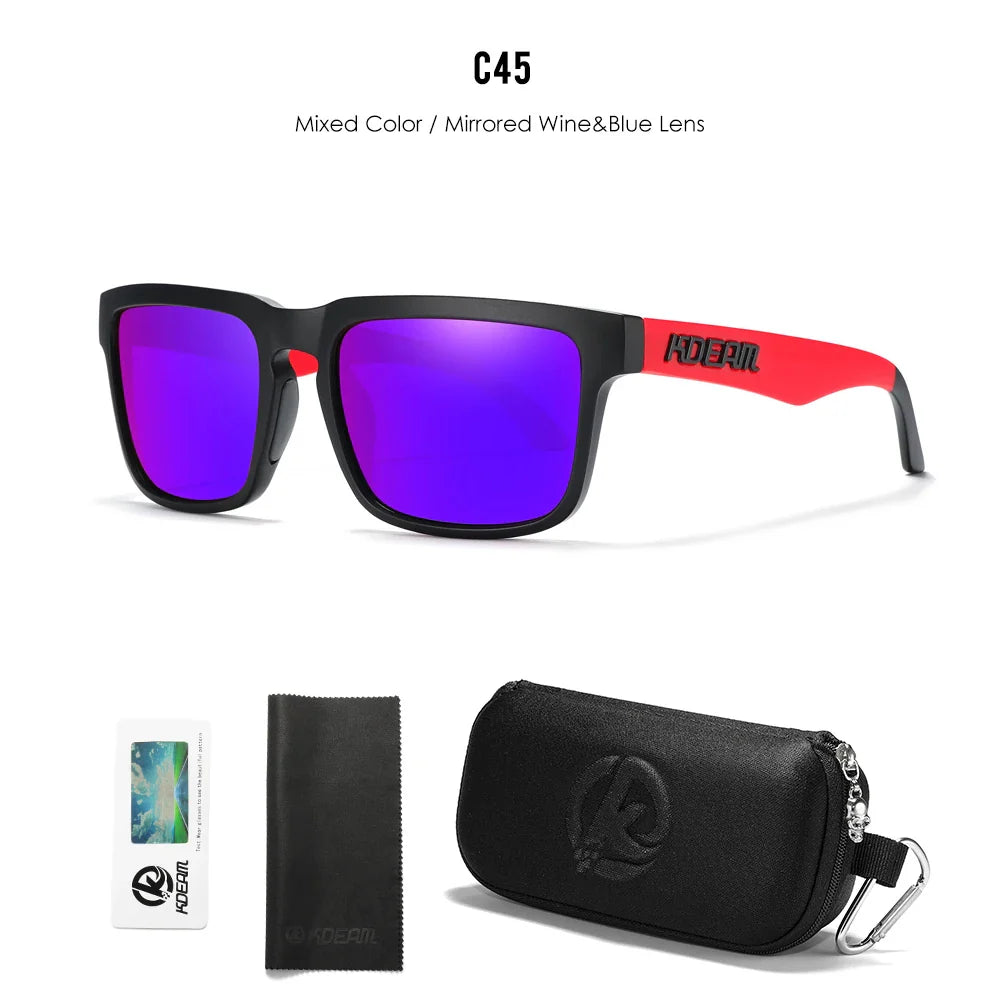KDEAM Polarized Unisex Square Sunglasses