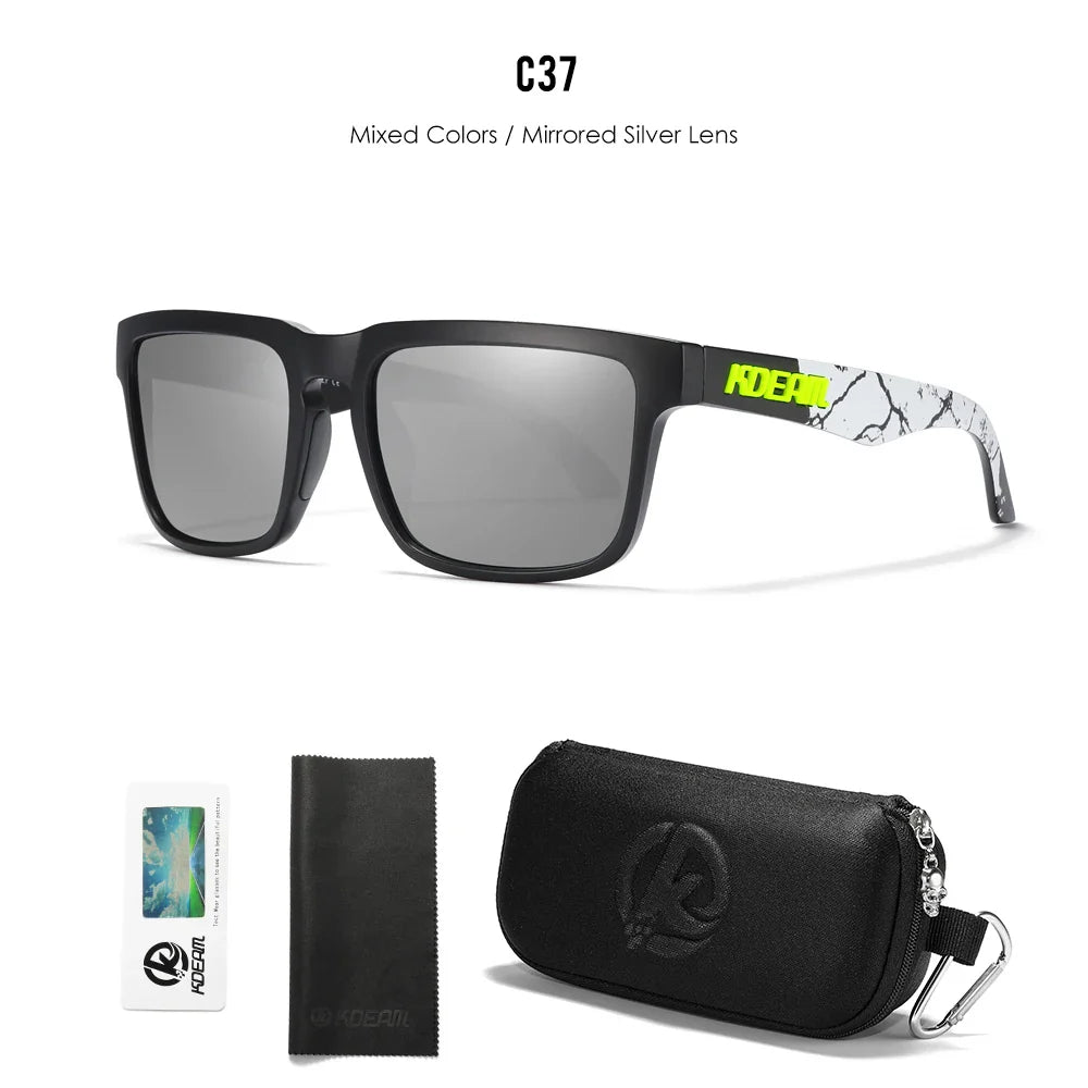 KDEAM Polarized Unisex Square Sunglasses